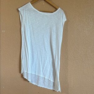 Michael Stars White Asymmetrical Tunic